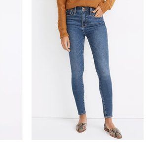 Madewell 10" High-Rise Skinny Jeans in Wendover Wash: TENCEL™ Denim Edition 25